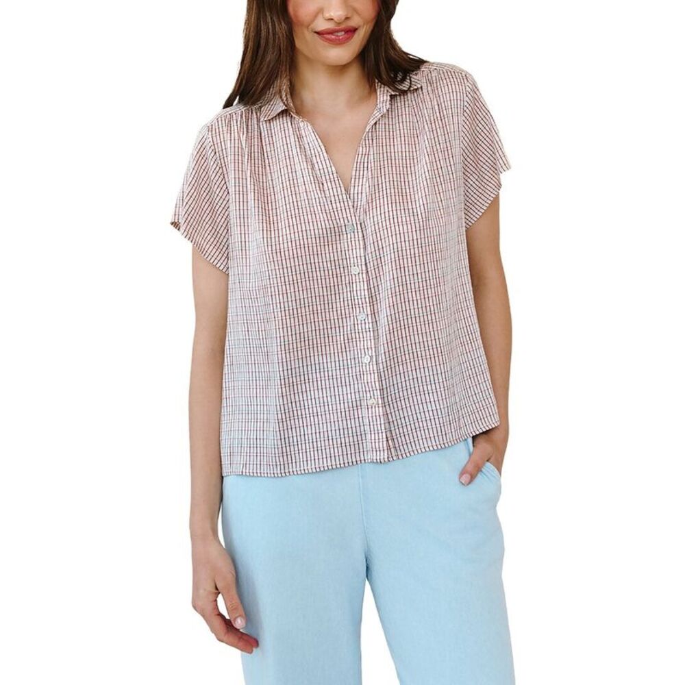 Bella Dahl Womens  Shirred Shirt